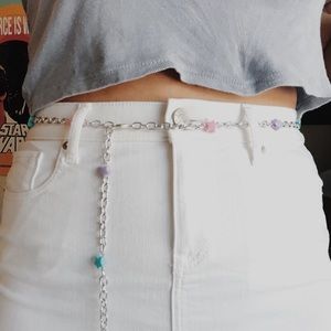 Pastel Star Chain Belt